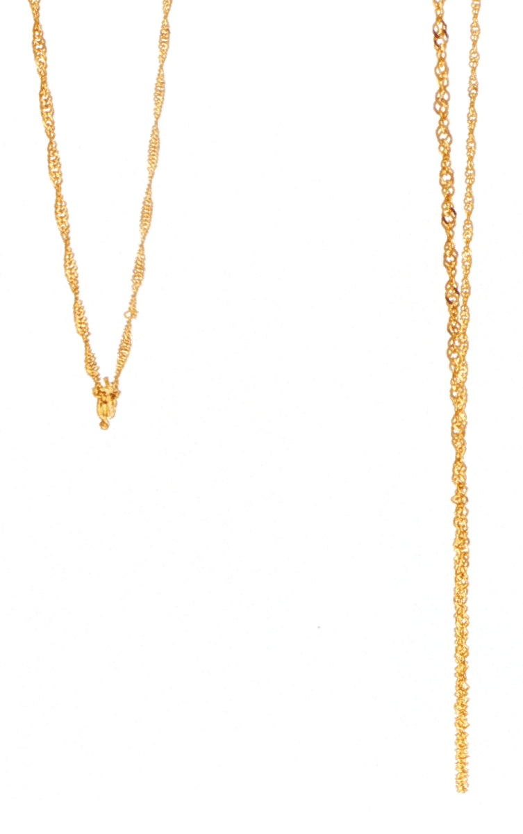 22ct Yellow Gold Twisted Chain Necklace - Mega Cash Sydney