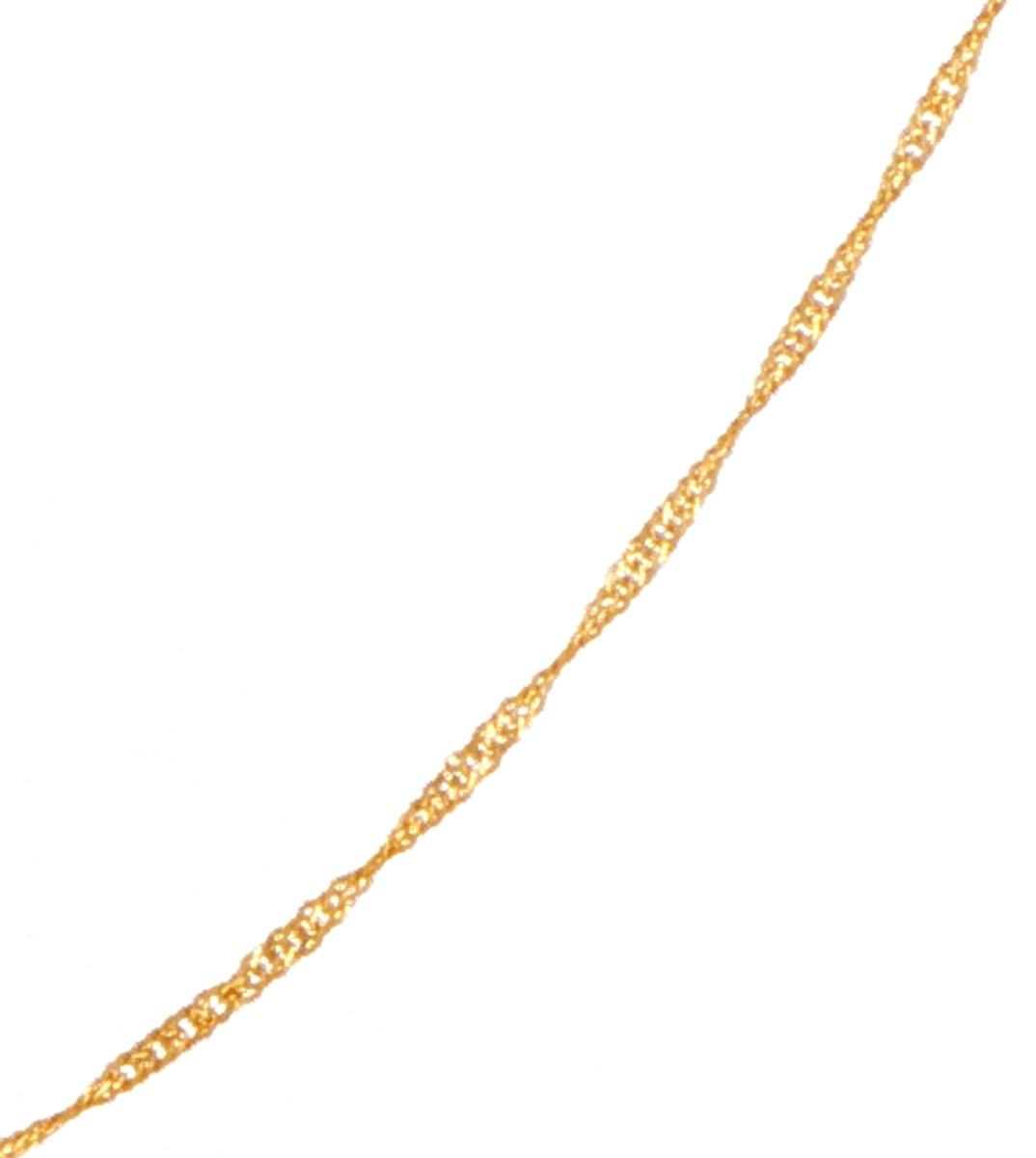 22ct Yellow Gold Twisted Chain Necklace - Mega Cash Sydney