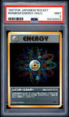 Pokemon PSA 9 Rainbow Energy Holo Team Rocket Japanese