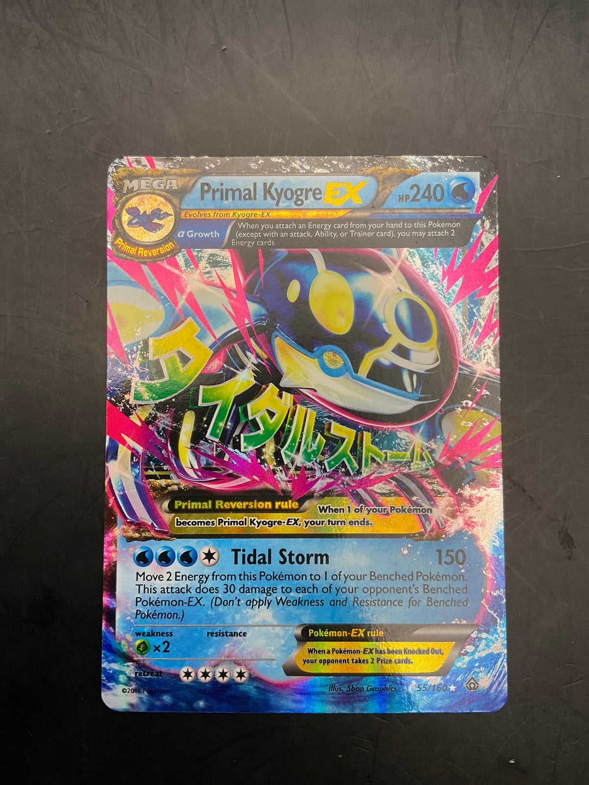 PRIMAL KYOGRE EX 55/160