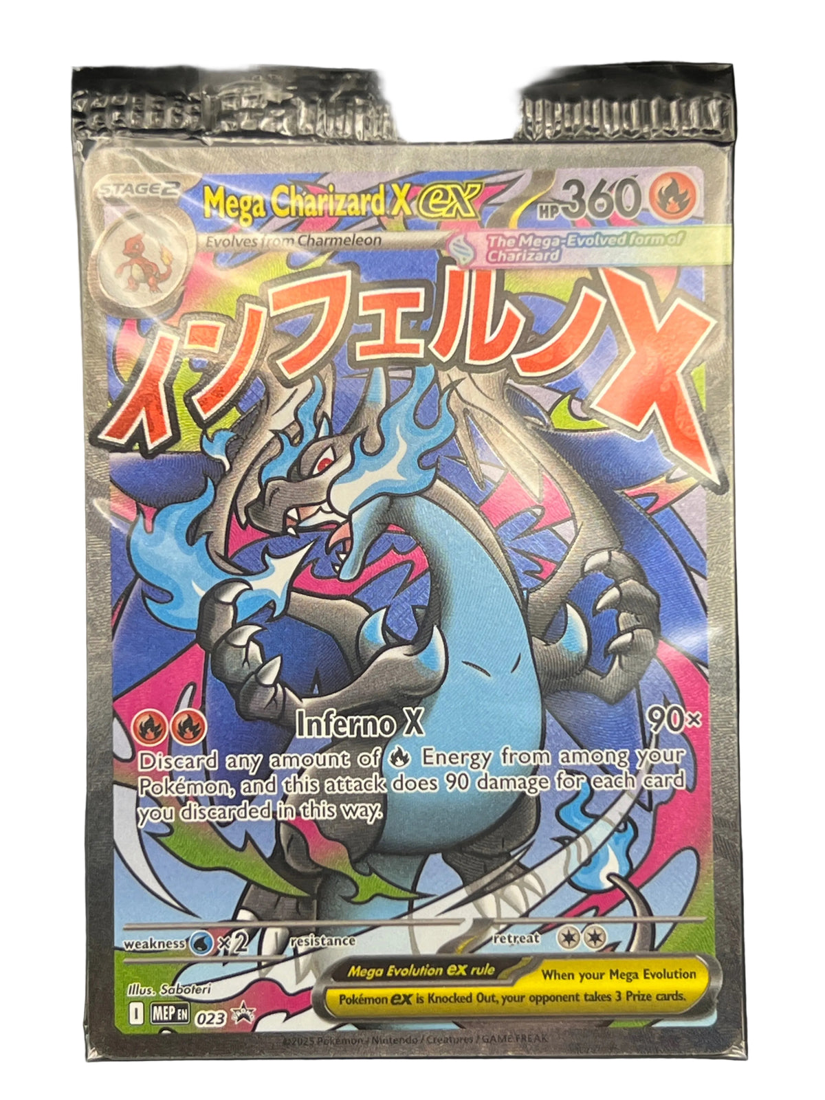 Pokémon - Mega Charizard X Ex MEP023 Sealed Promo
