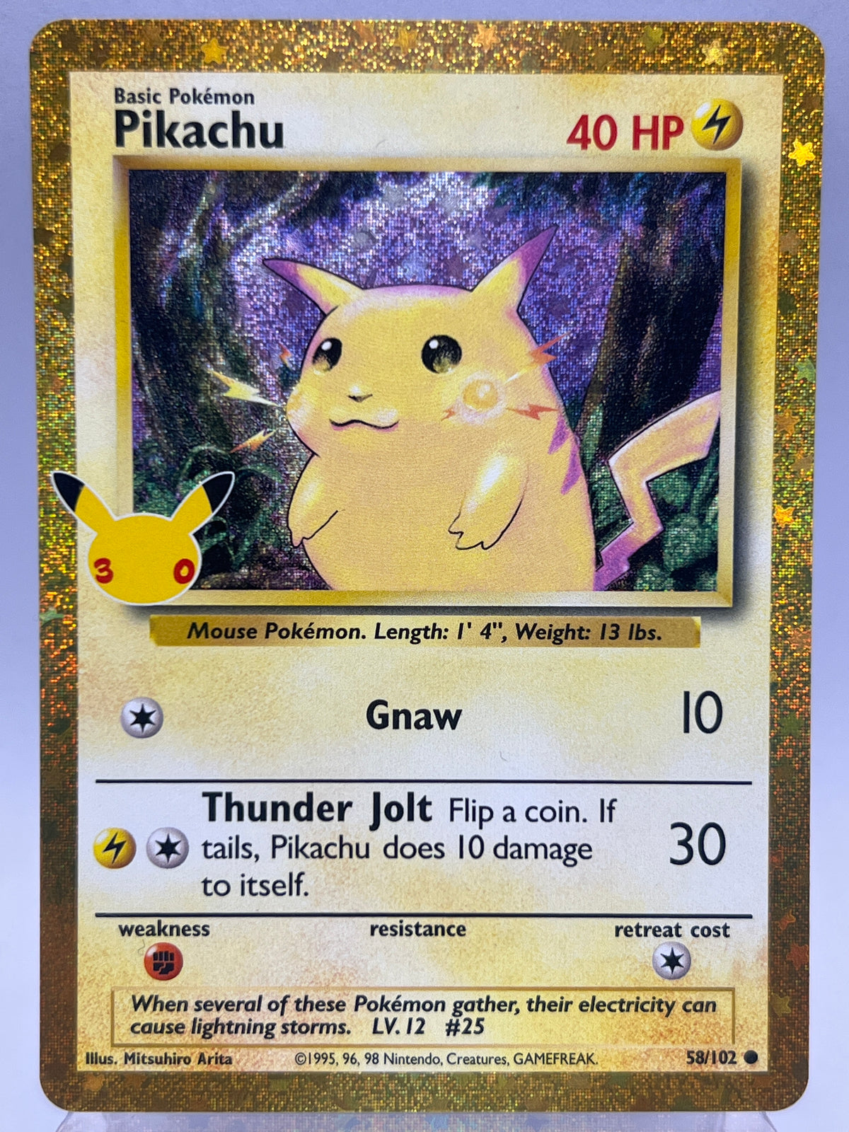 Pokémon - Pikachu 58/102 30TH Celebrations