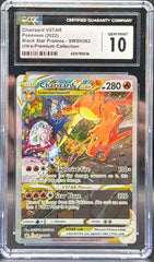 Pokemon- Charizard SWSH 262.     CGC 10- Black Star Promo