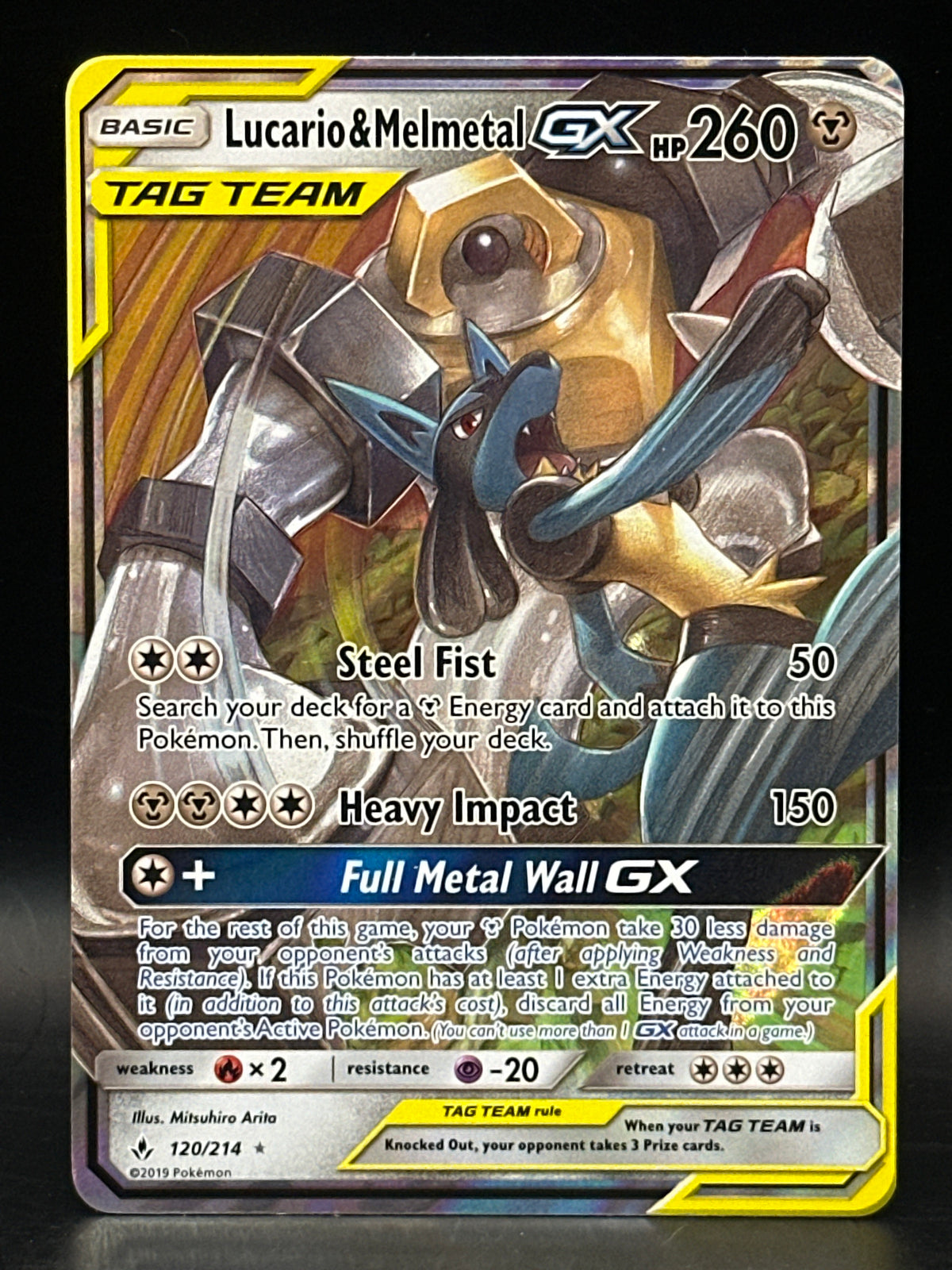 Lucario & Melmetal GX - Unbroken Bonds - 120/214
