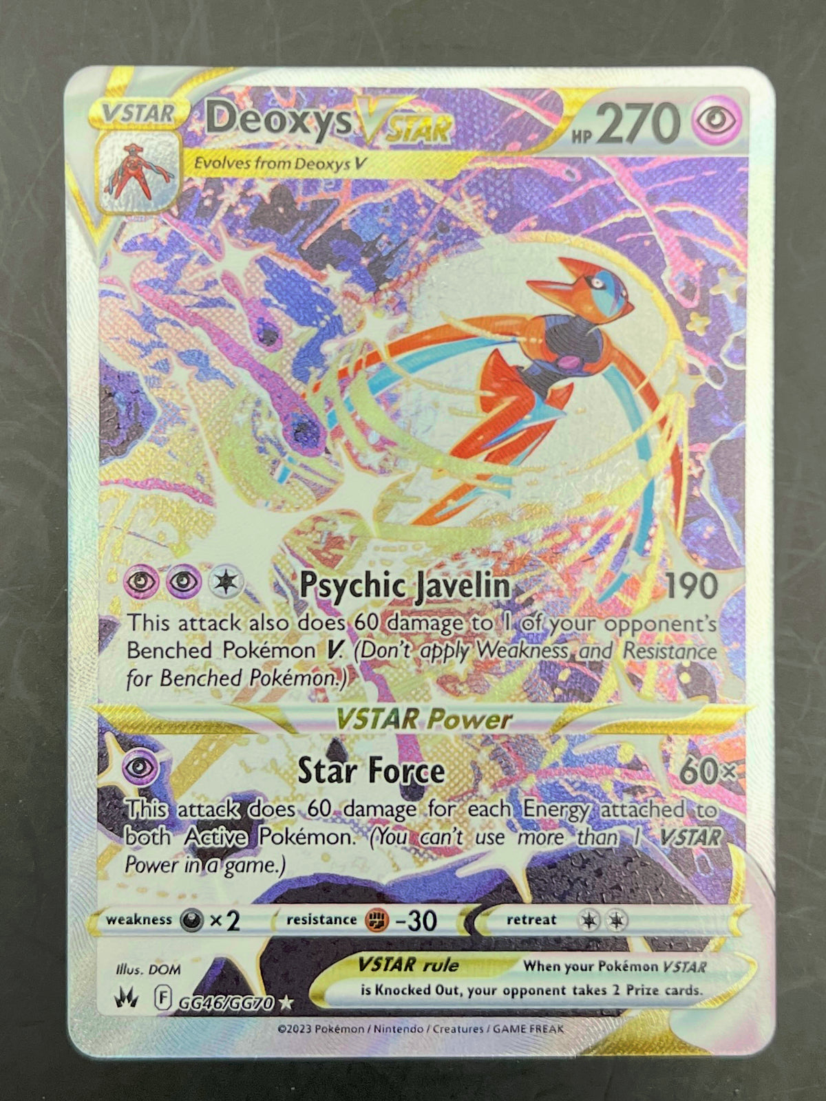 Deoxys VSTAR Galarian Gallery - Crown Zenith
