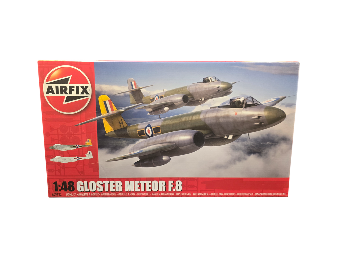 AirFix 1:48 Scale Gloster Meteor F.8 Model Airplane Kit -