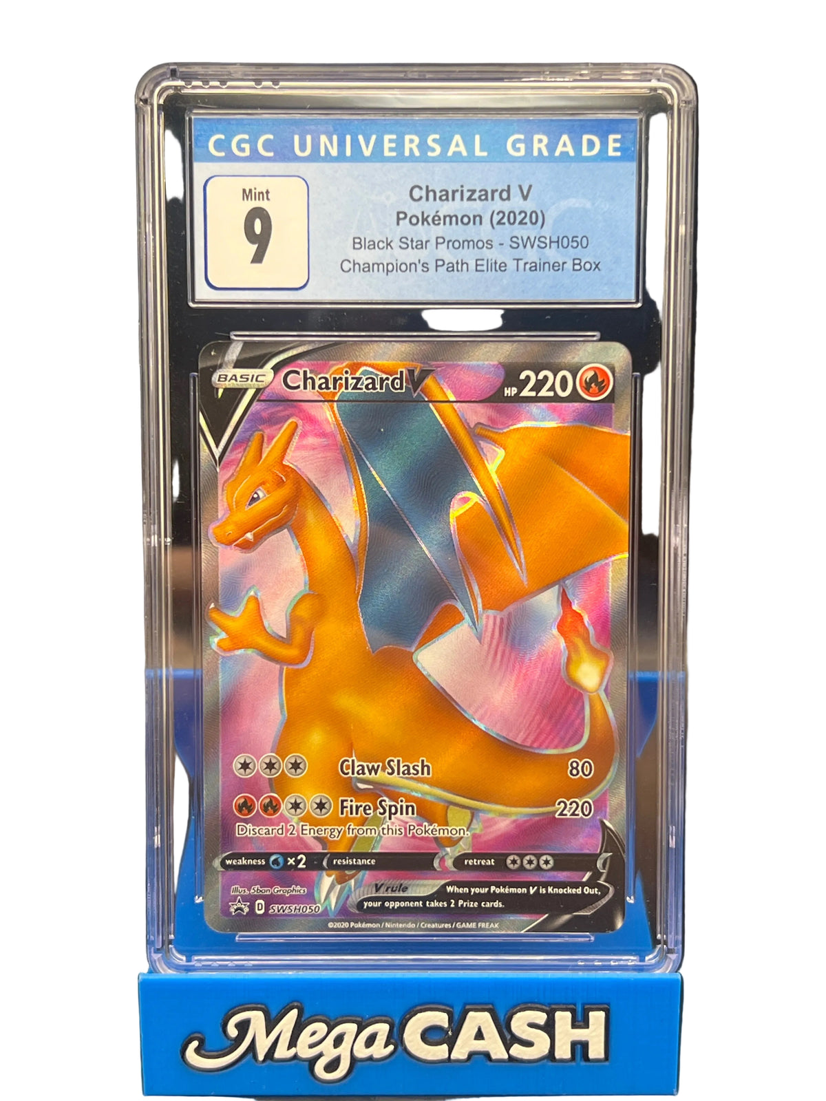 Pokémon - CGC 9 Charizard V SWSH050 Champions Path ETB Promo