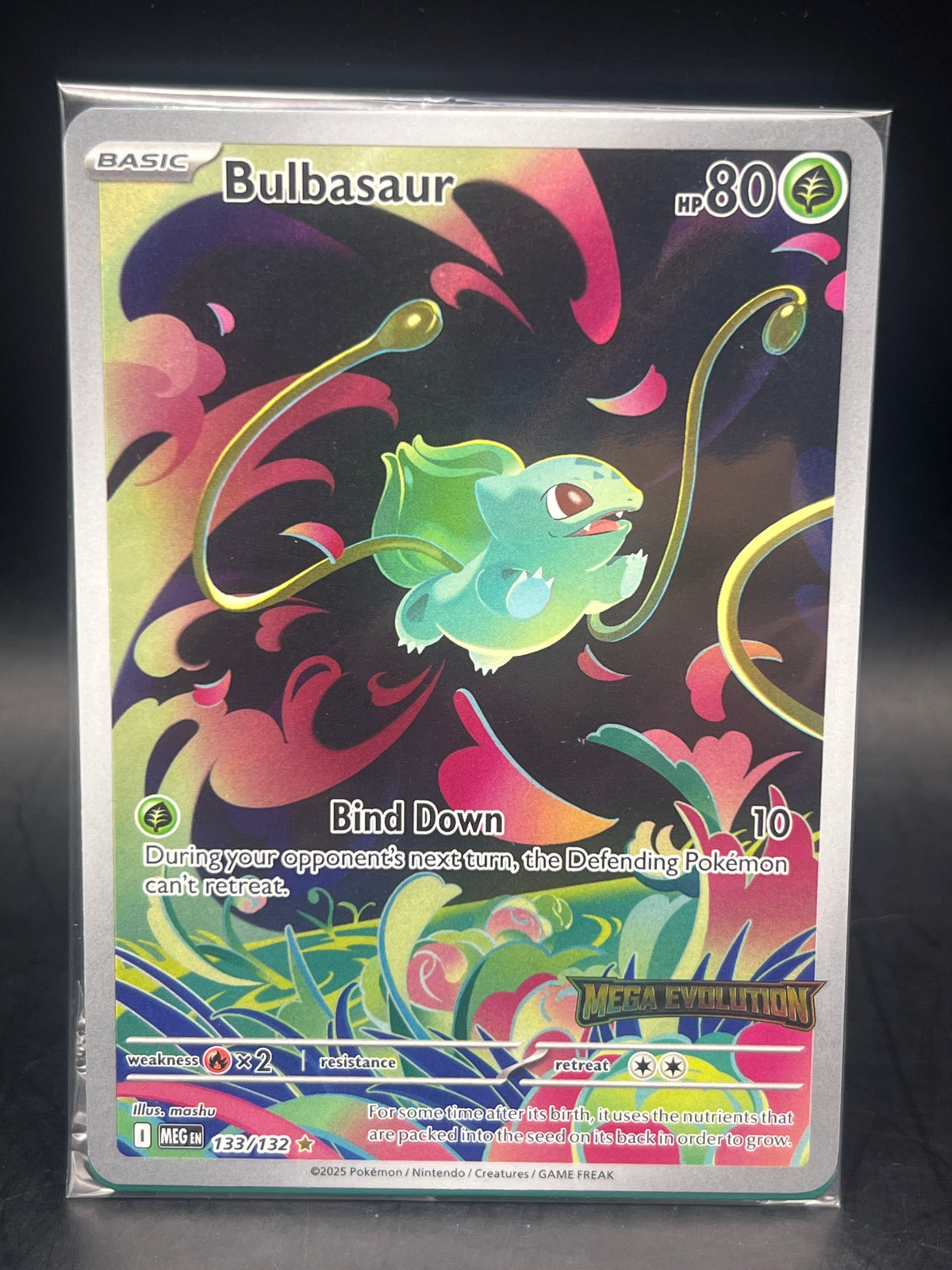 Bulbasaur Mega Evolutions Stamped Promo 133/132