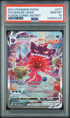Pokémon - PSA 10 Gengar Vmax 271/264