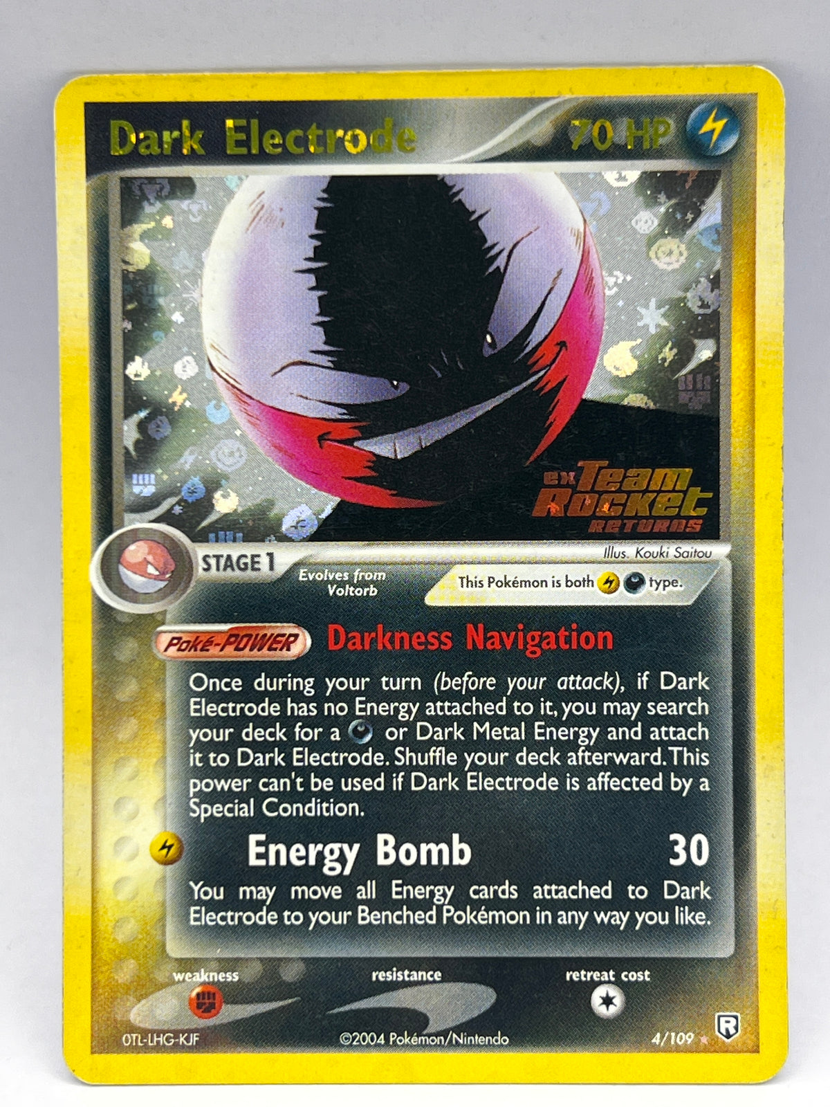 Pokémon - Dark Electrode 4/109 Ex Team Rocket Returns