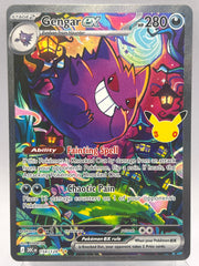 Pokémon - Gengar Ex 154/128 30TH Celebrations