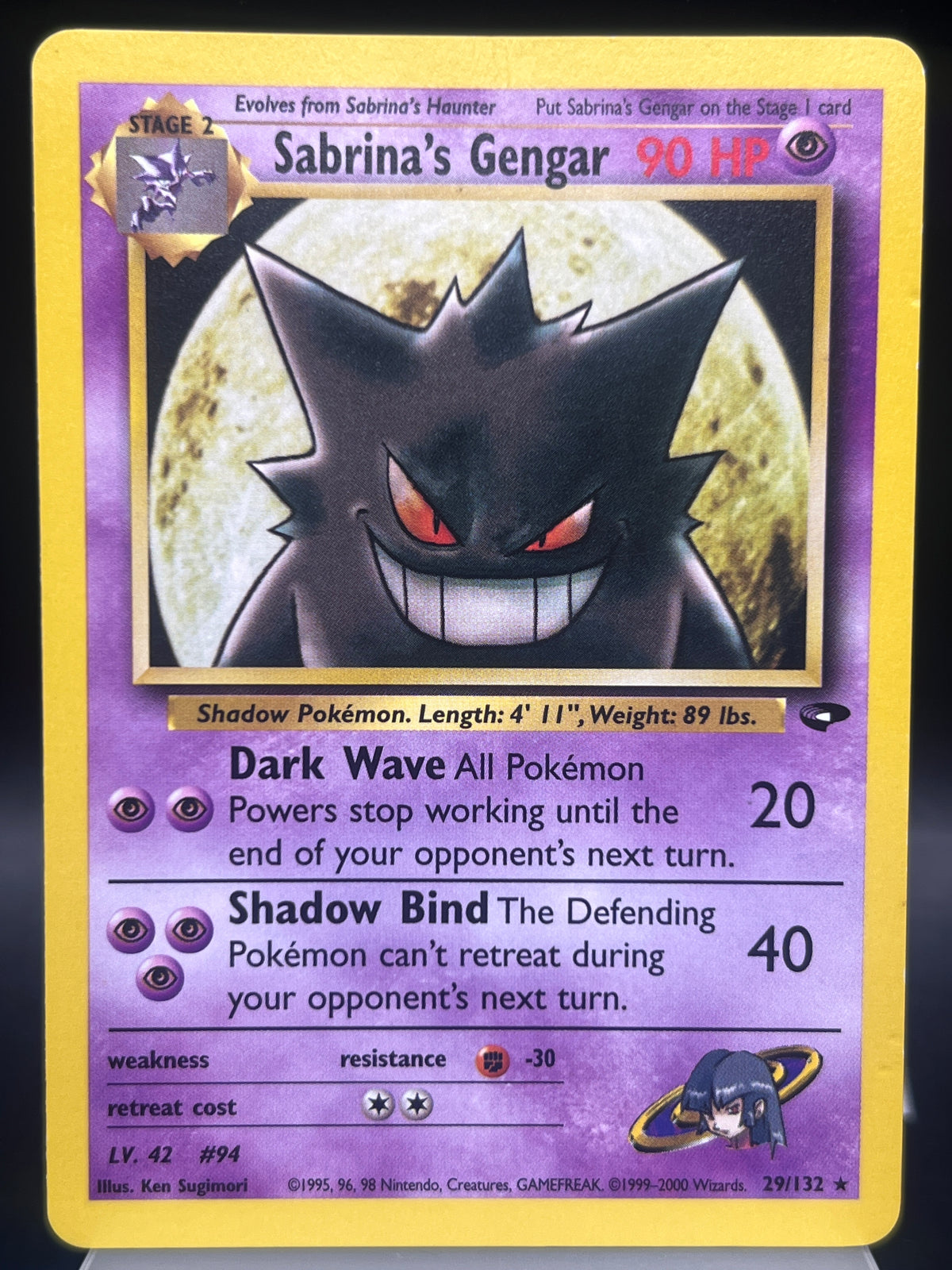 Pokémon - Sabrina’s Gengar 29/132 Gym Challenge