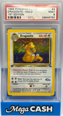 Pokémon - PSA 9 1ST Edition Dragonite 4/62 Holo Fossil