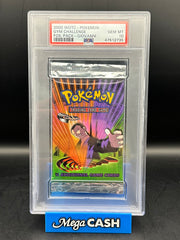 WOTC Gym Challenge Booster Pack - PSA GEM MT 10