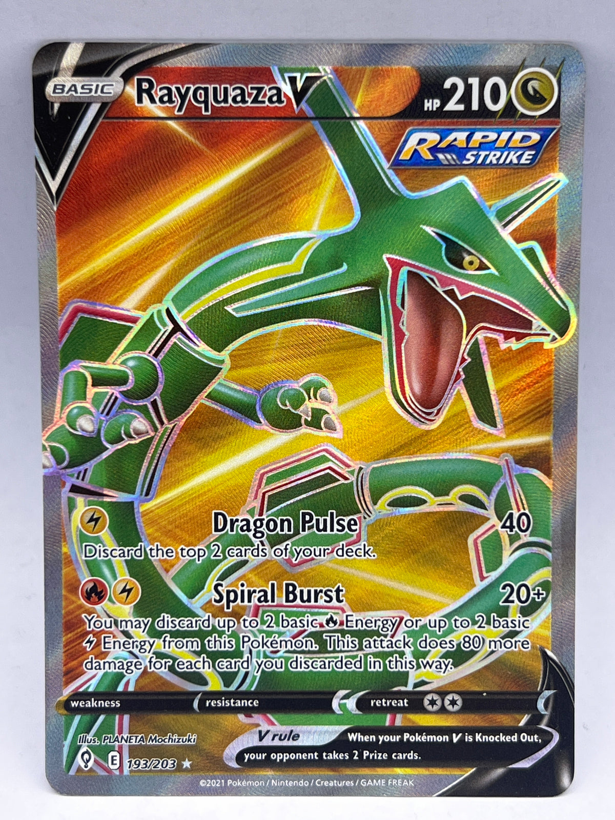 Pokemon - Rayquaza 193/203 Evolving Skies
