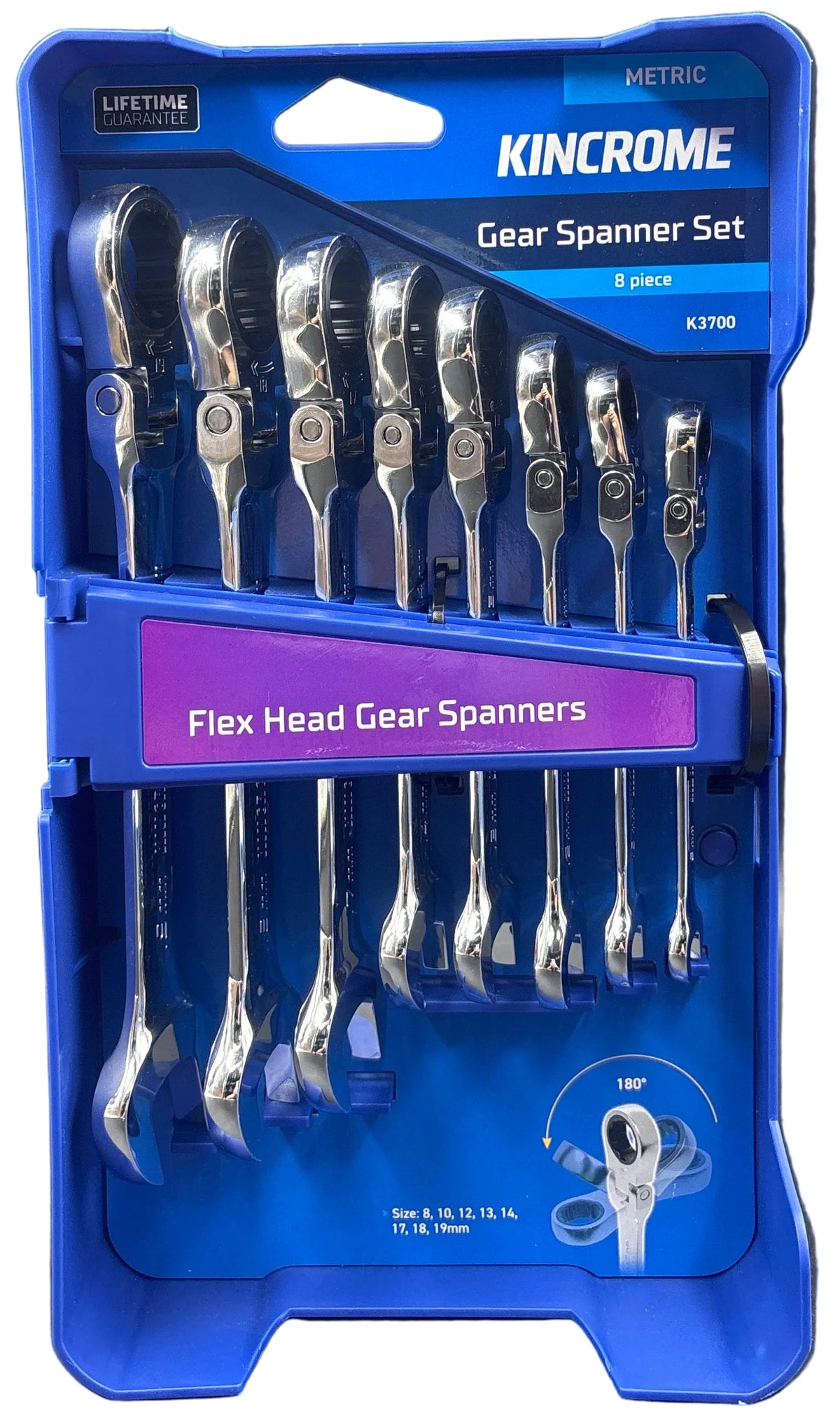 Kingcrome - Gear Spanner Set - 8 Piece Set