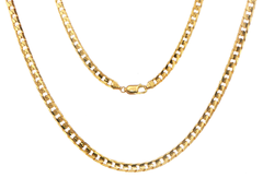 9ct Yellow Gold Cuban Chain Necklace