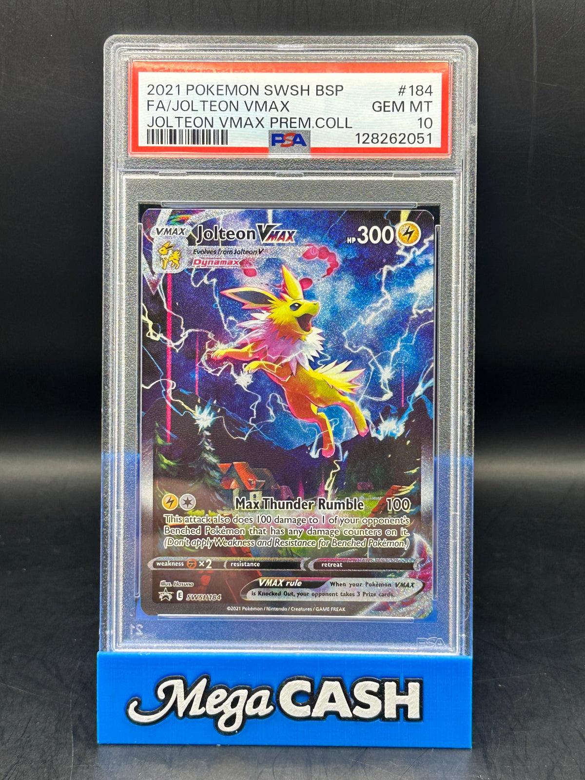 PSA 10 Jolteon VMAX - Black Star Promo - SWSH184S