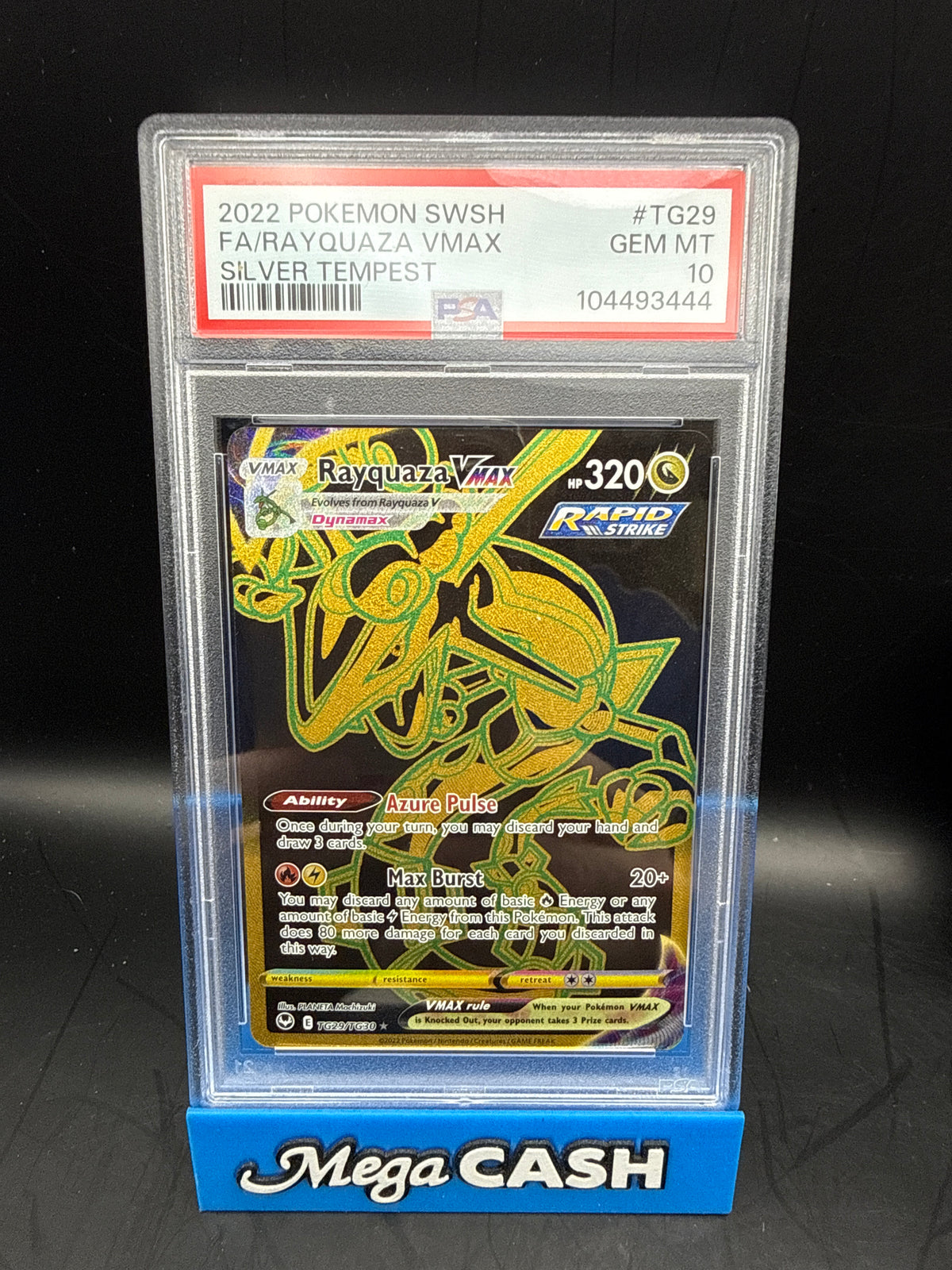 PSA 10 Rayquaza VMAX TG29/TG30 Sliver Tempest