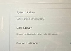 Nintendo Switch 2 Console with Dock & HDMI Cable & Charger