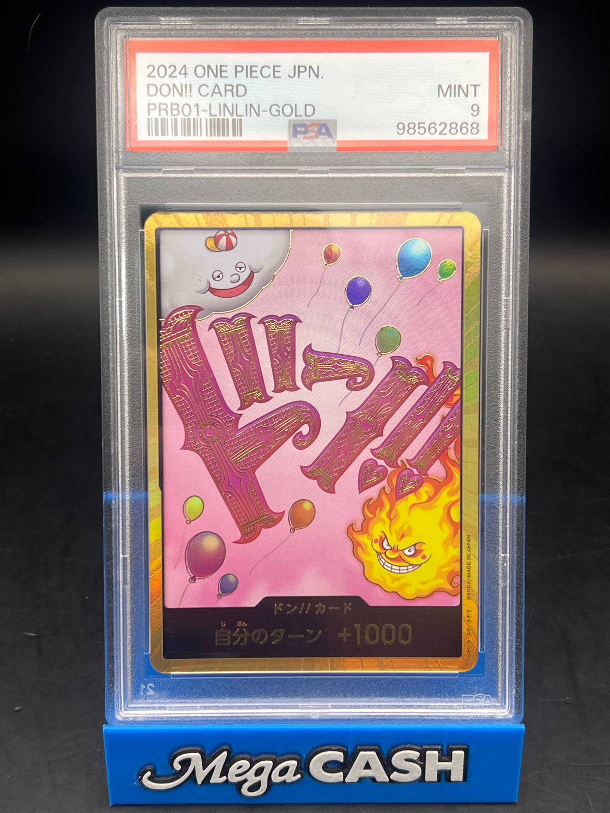 PSA 9 Don!! PRB01 Linlin Gold Japanese