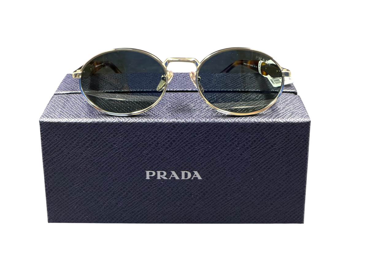 Prada Narrow Oval Frame Sunglasses -  55-20 SPR65Z