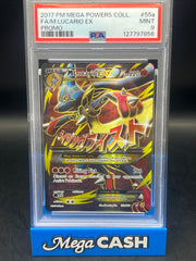 PSA 9 M Lucario EX 55A/111 Mega Powers Collection Promo