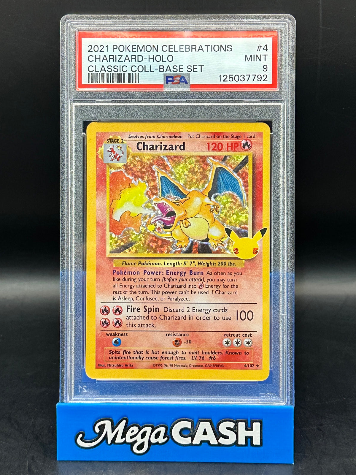 PSA 9 Charizard - Celebrations Classic Collection