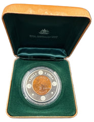 40th Anniversary 1964, of the Last Australian Penny - 2004 $1 Proof Coin