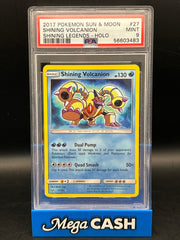 PSA 9 - 2017 Shining Volcanion Shining Legends Holo 27/73