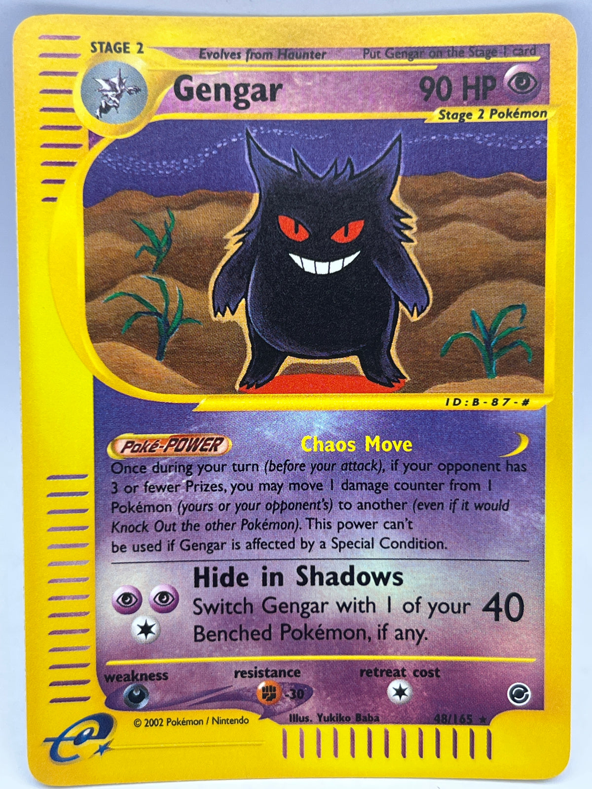 Pokémon - Gengar 48/165 Rev Holo Expedition