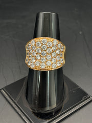 Ladies 14ct Rose Gold Ring