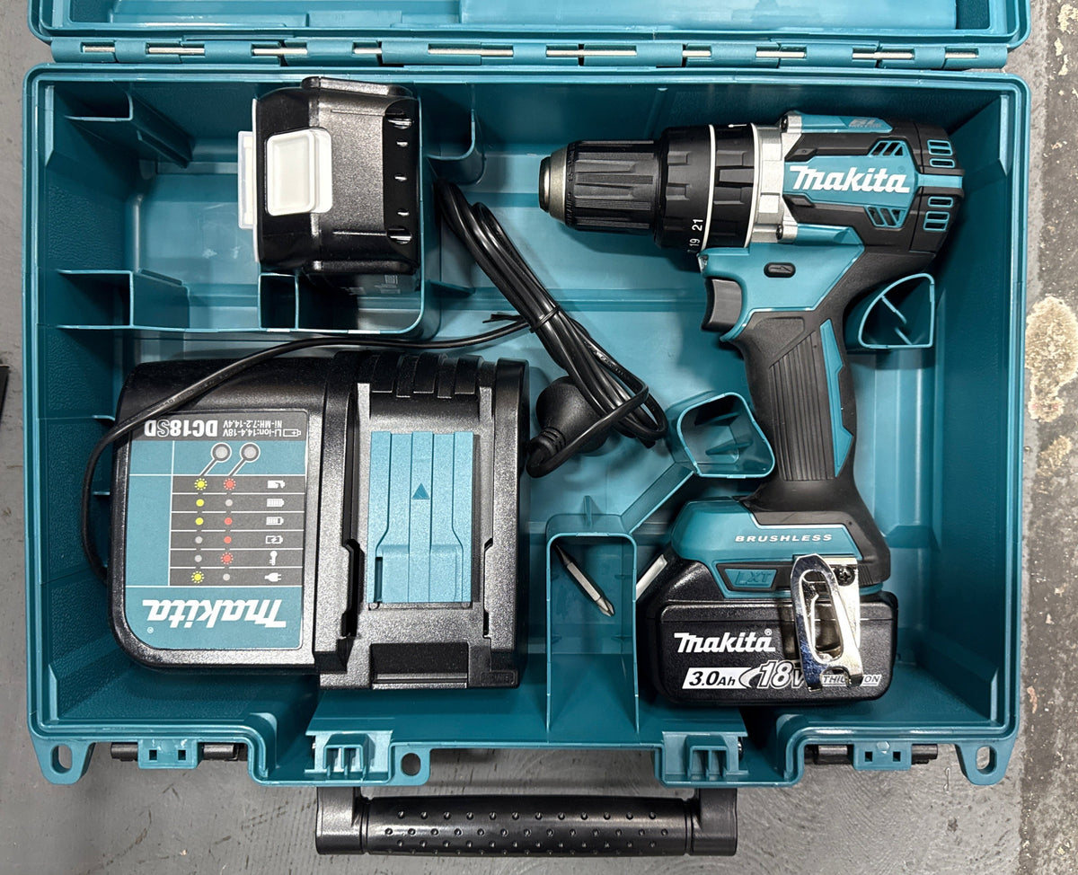 Makita - 18V Brushless Hammer Driver Drill Kit