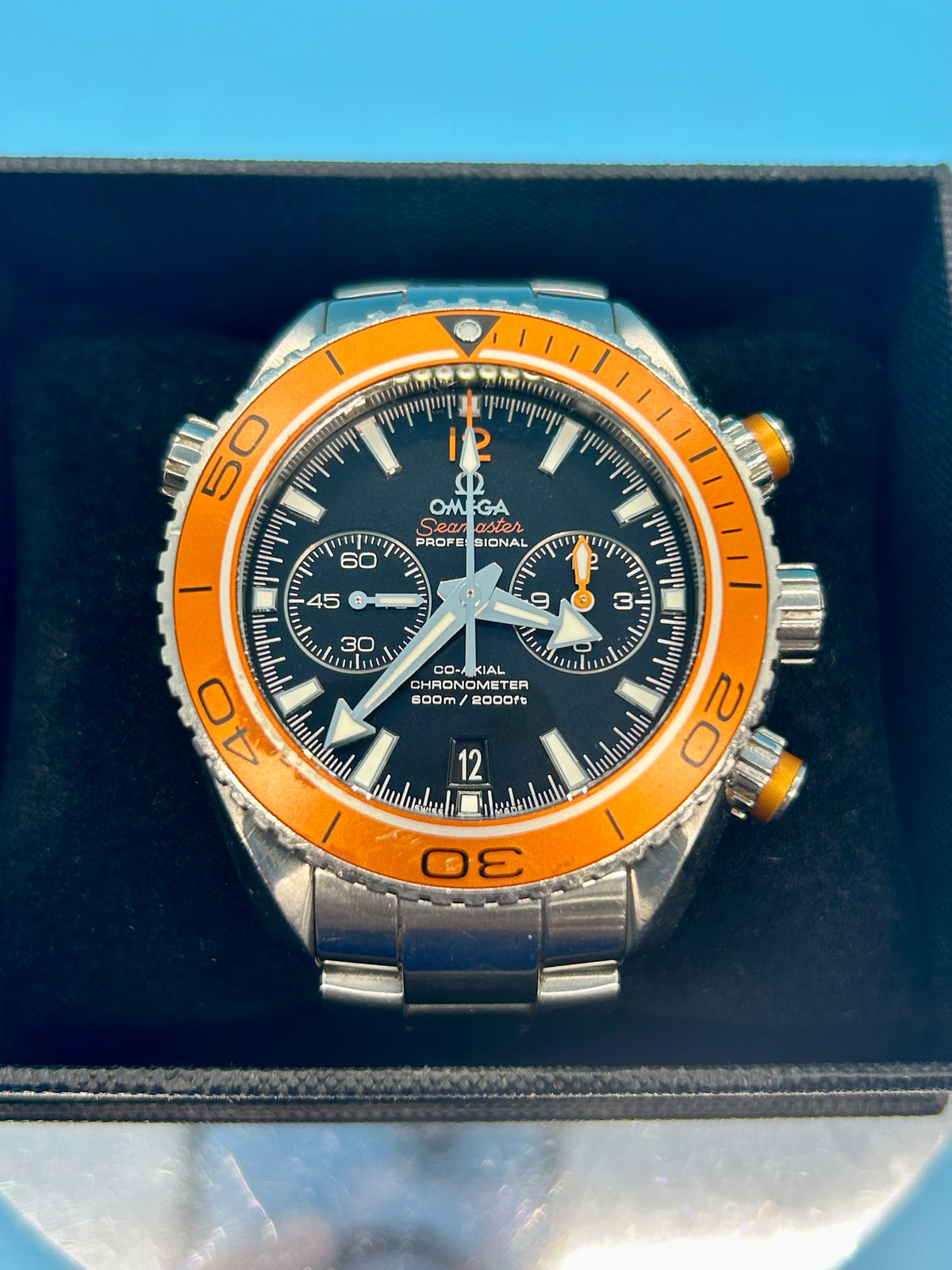Omega Seamaster Planet Ocean Co-Axial Chronograph Automatic Watch