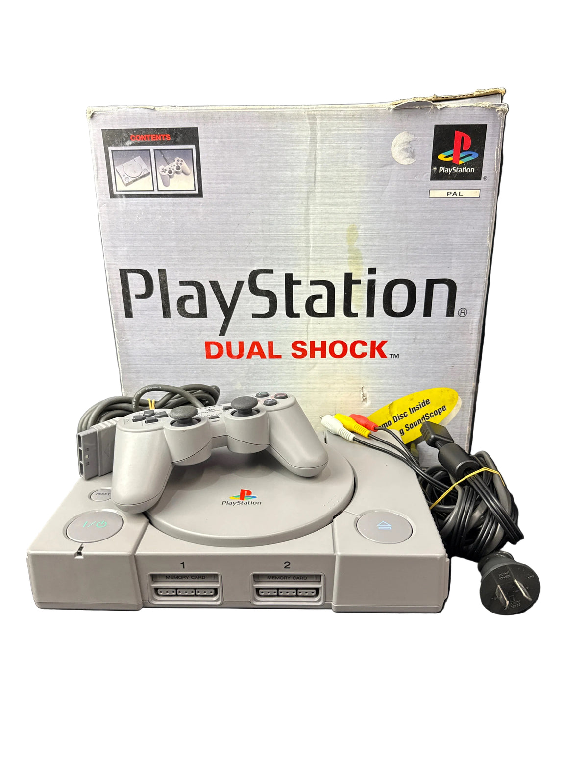 Sony PlayStation Original Console PS1 W/ Dual Shock Controller Boxed
