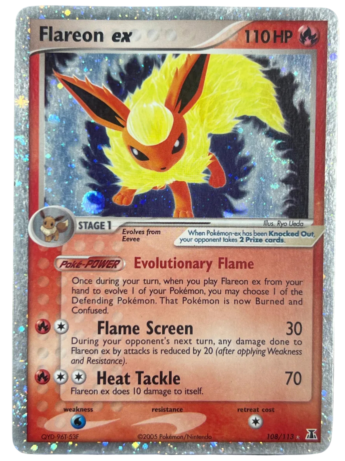 Pokémon - Flareon Ex 108/113 Delta Species