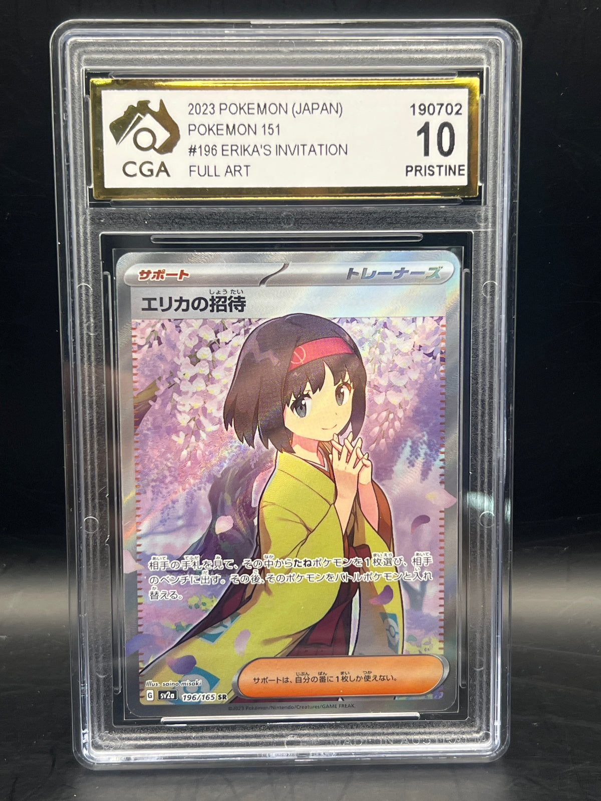 CGA 10 Erika’s Invitation Japanese 196/165