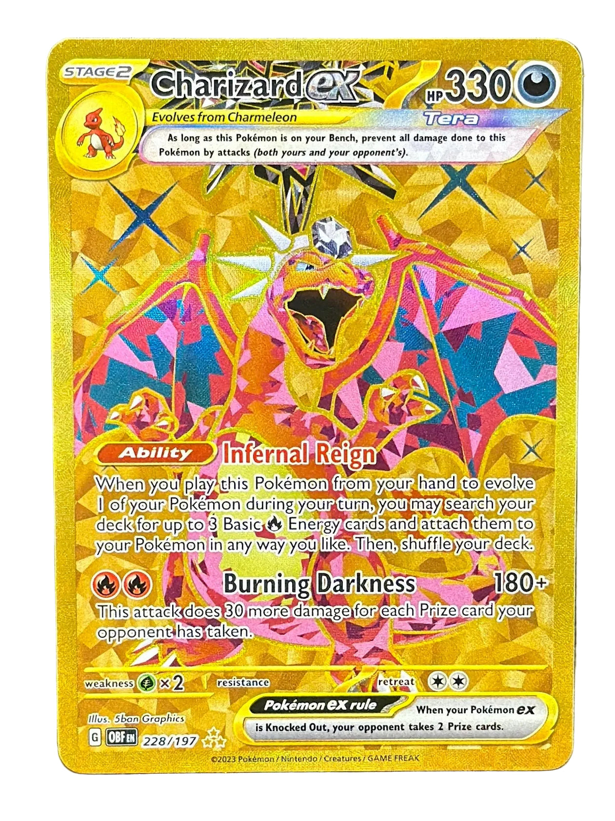 Pokemon - Charizard EX - Obsidian Flames - 228/197
