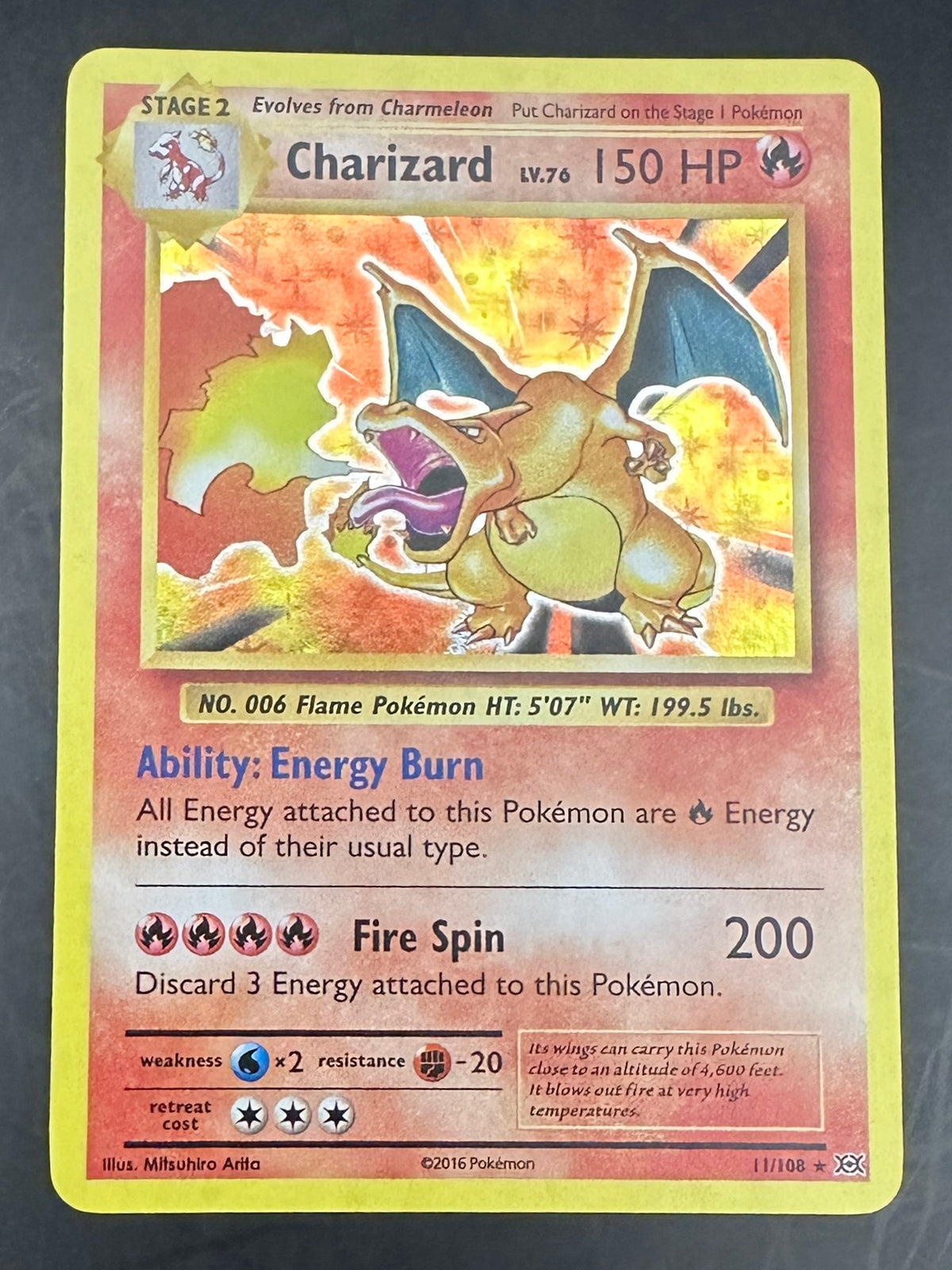 Charizard Holo - XY Evolutions