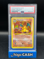 PSA 3 Shadowless Charizard Holo 4/102