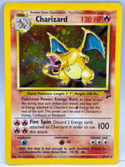 Pokémon - Charizard 4/130 Base Set 2 With Swirl