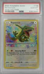 Pokemon PSA 10 Rayquaza 138/185 Vivid Voltage