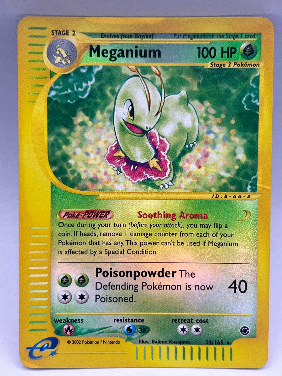 Pokémon - Meganium Rev Holo 54/165 Expedition