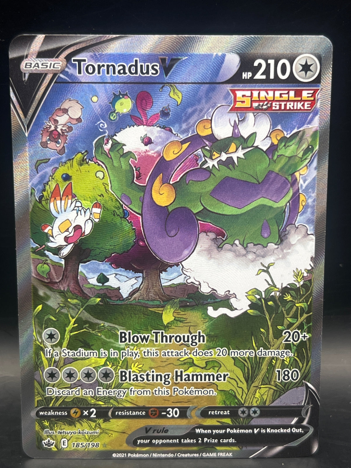 Tornadus V 185/198 Chilling Reign