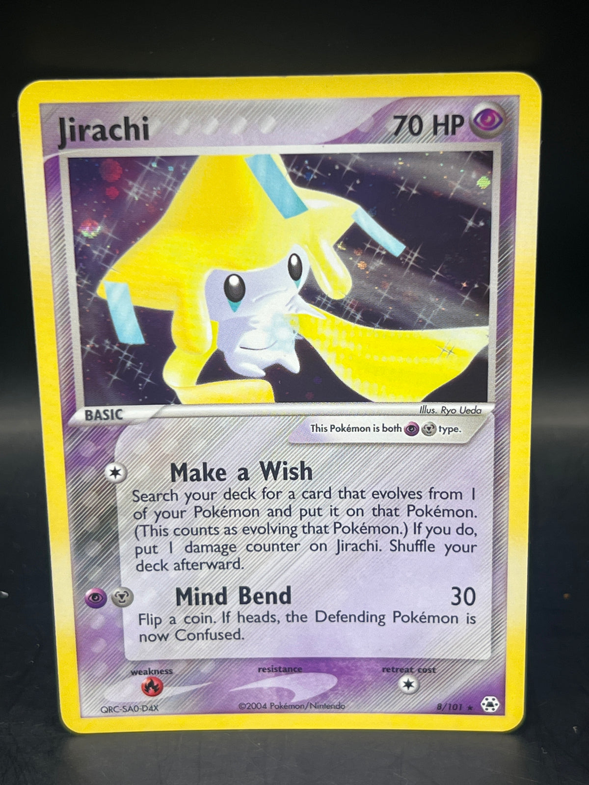 Jirachi 8/101 Rare Holo EX Hidden Legends