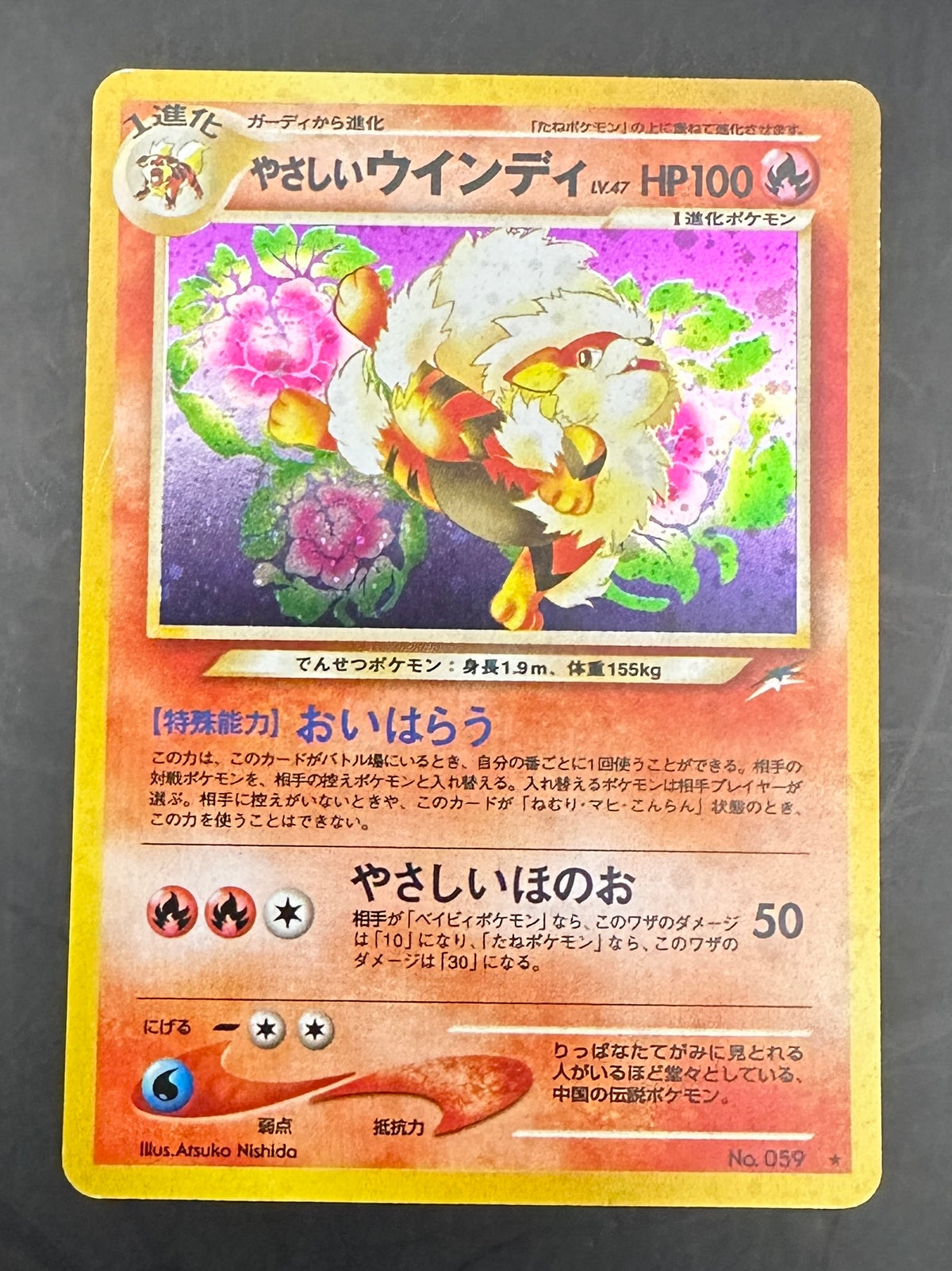 Arcanine Holo - Neo Destiny