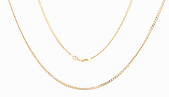 9ct Yellow Gold Curb Chain Necklace