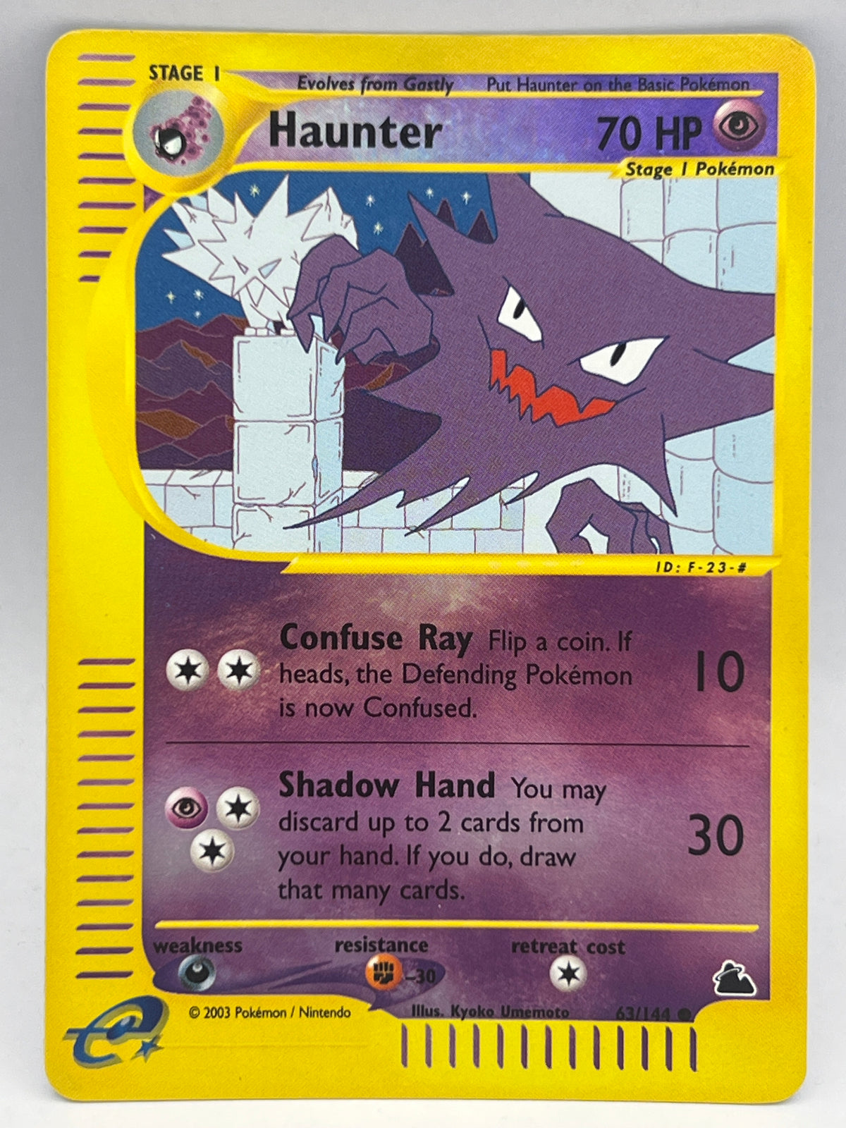 Pokémon - Haunter 63/144 Rev Holo Skyridge