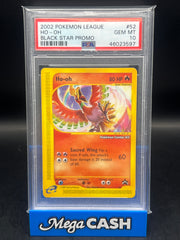 PSA 10 Ho-oh Pokemon League 52 Black Star Promo