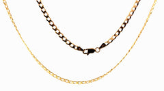 9ct Yellow Gold Curb Chain Necklace